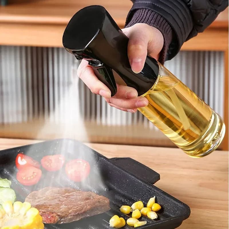 Uniwersalny plastikowy rozpylacz oleju 200/300/500ml z pędzelkiem 🍳